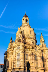 Fototapeta na wymiar Church of our Lady - Frauenkirche in Dresden
