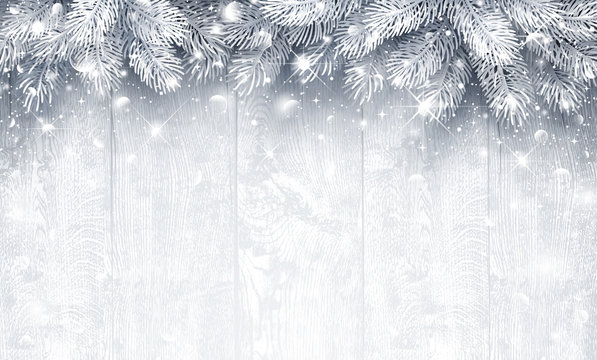 Christmas  Silver background