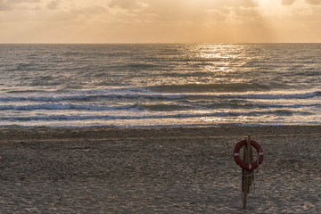 Detail of a beach of the Spanish coast