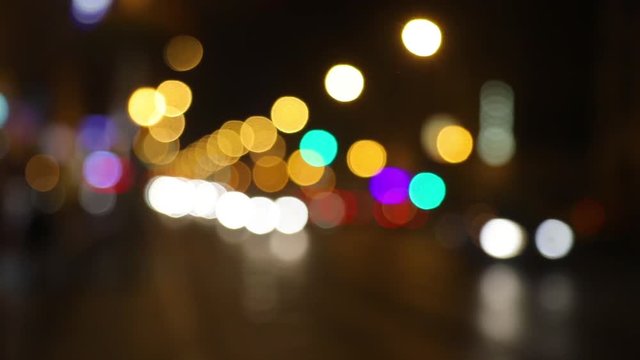 Street trafic blurry background