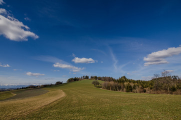 Fototapeta premium gruene huegel