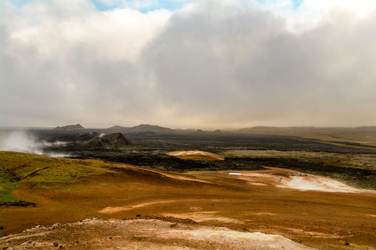 Wilderness landscape in Iceland