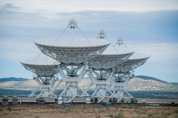 Very Large Array Radio Telescope Looking Up