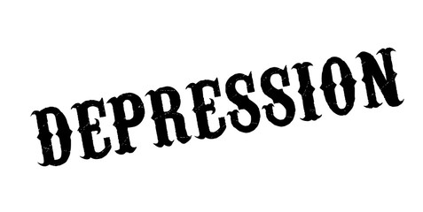 Depression rubber stamp. Grunge design with dust scratches. Effects can be easily removed for a clean, crisp look. Color is easily changed.
