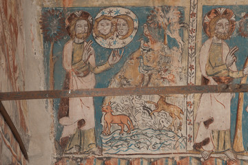 Fresken in St. Georg bei Rhäzüns, Graubünden