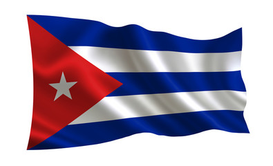 Cuba flag. A series of flags of the world. 