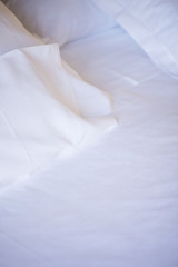 Obraz premium Luxury hotel bedroom bed