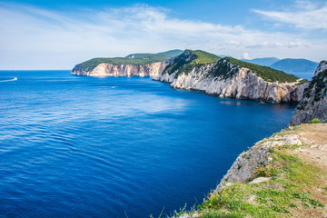View from Cape Doukato in Lefkada island, Greece