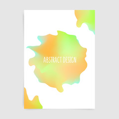 Obraz premium Abstract round design in colorful modern style