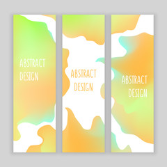 Abstract round design in colorful modern  style