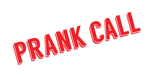 Prank Call rubber stamp. Grunge design with dust scratches. Effects can be easily removed for a clean, crisp look. Color is easily changed.