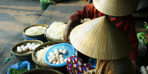 asian street seller	