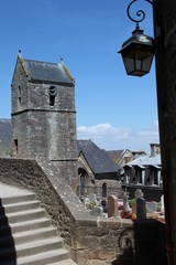 L'escalier près du cimetière: Mont-Saint-Michel.