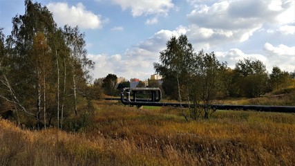 Obraz premium jesień rury krajobraz