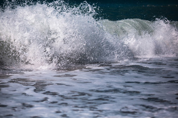 Fototapeta premium waves on the beach