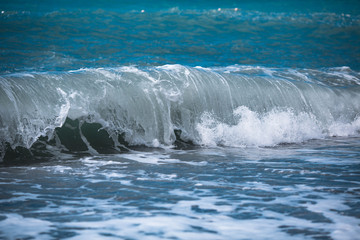 waves on the beach