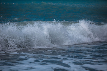 waves on the beach