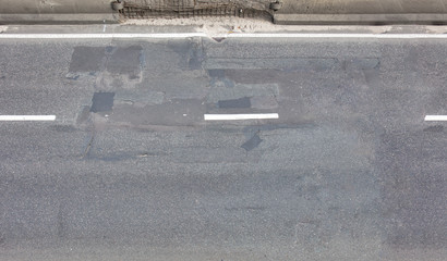 Obraz premium texture of asphalt road, pavement, tile