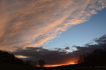 Abendstimmung im Sauerland