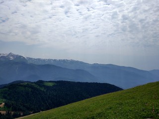 Obraz premium Mountain in Kaukasus, Red Valley, 2017