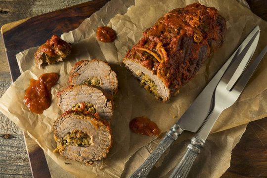Rustic Italian Homemade Beef Braciole
