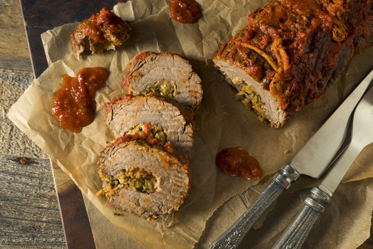Rustic Italian Homemade Beef Braciole