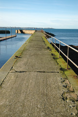 Cairnbulg harbour, near Fraserburgh Scotland