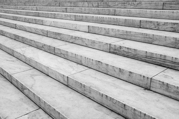 Marble stairs at the Jefferson Memorial