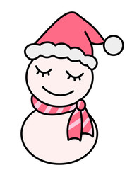 雪だるま(色、模様)