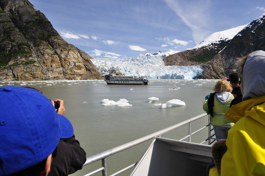 Tracy Arm Fjord, Alaska. USA