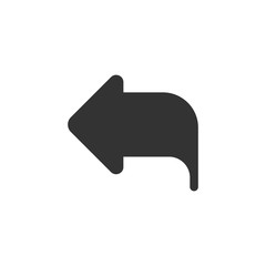 Email 01 Glyph - Reply Icon