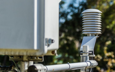 Anemometer used on golf course.