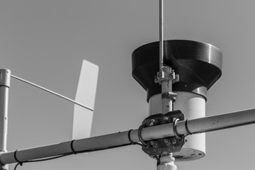 Anemometer used on golf course.