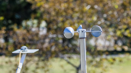 Anemometer used on golf course.