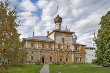 Kremlin of ancient town of Rostov Veliky.Russia. Golden Ring