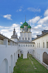 Kremlin of ancient town of Rostov Veliky.Russia. Golden Ring