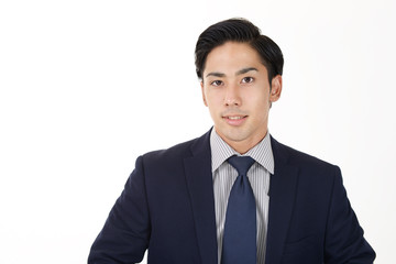 微笑むビジネスマン