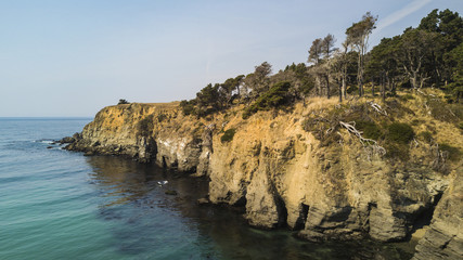 Fototapeta na wymiar California cliffs 