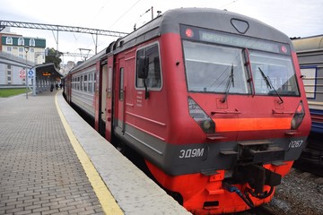 Obraz premium Airport train of Vladivostok
