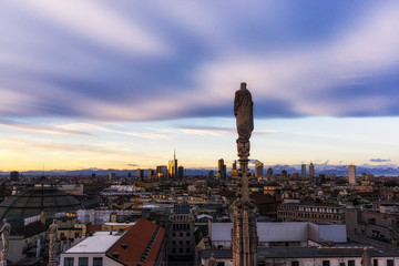Milan Duomo rooftop