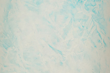 background of stucco textures with a marble effect turquoise colour. artistic background handmade