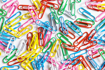 Colored paperclips