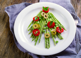 Vegetables Christmas tree
