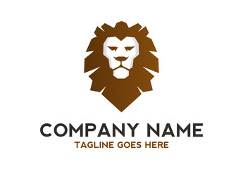 Fototapeta premium unique lion logo illustration