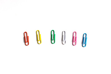 Colored paperclips