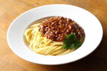 スパゲッティミートソース　Spaghetti Bolognese