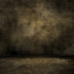 Naklejka premium 3D grunge style interior