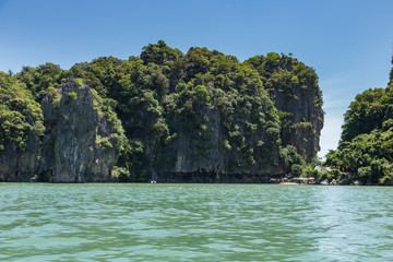 Fototapeta na wymiar James Bond Island Phang Nga Bay