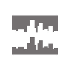 Obraz premium Skyline logo design template vector