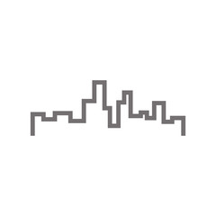 Fototapeta premium Skyline logo design template vector